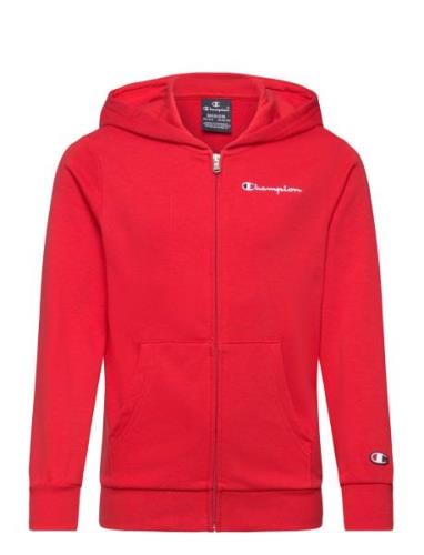 Hooded Full Zip Sweatshirt Sport Sweat-shirts & Hoodies Hoodies Red Ch...