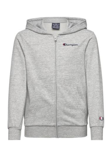 Hooded Full Zip Sweatshirt Sport Sweat-shirts & Hoodies Hoodies Grey C...