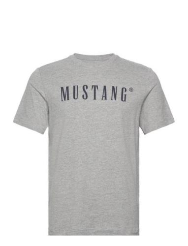 Style Austin Tops T-shirts Short-sleeved Grey MUSTANG