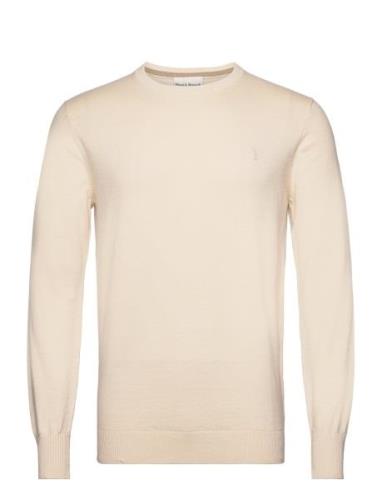 Bs Jupiter Regular Fit Knitwear Tops Knitwear Round Necks Cream Bruun ...