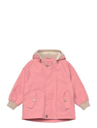 Matwally Fleece Lined Spring Jacket. Grs Ohut Takki Kuoritakki Pink Mi...