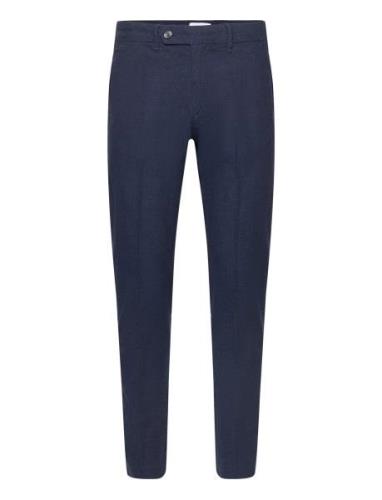 Linen Club Pants Bottoms Trousers Formal Navy Lindbergh