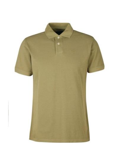 Barbour Wash Spts Polo Tops Polos Short-sleeved Green Barbour
