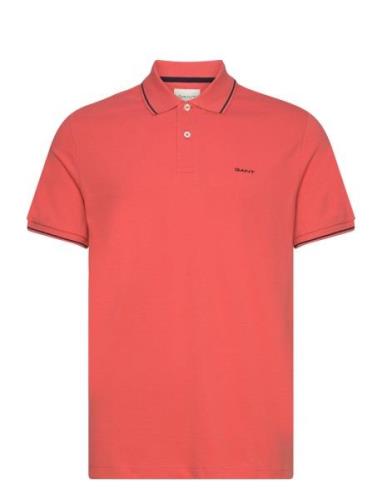 Tipping Ss Pique Rugger Tops Polos Short-sleeved  GANT