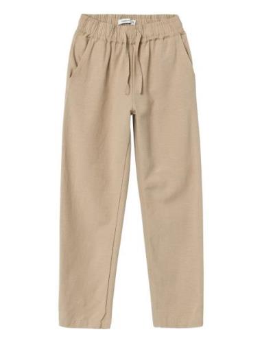 Nkmfaher Pant Noos Bottoms Trousers Beige Name It