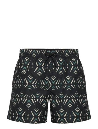 Mix & Match Cali Print 15'' Swim Shorts Uimashortsit Black O'neill