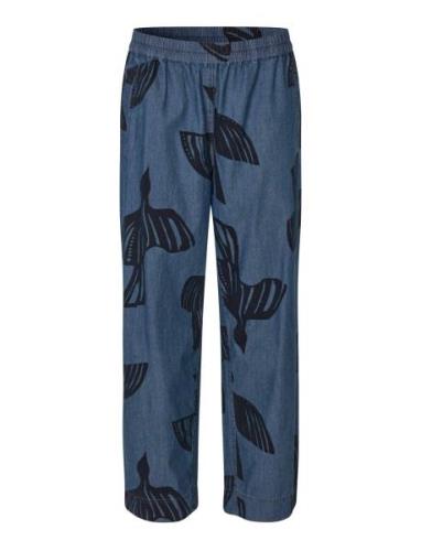 Mapayton Bottoms Trousers Straight Leg Blue Masai