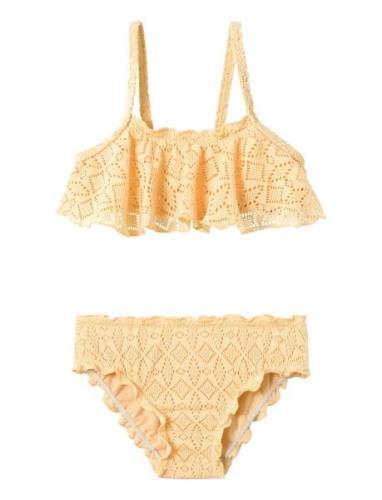 Nmffannie Swim Set Lil Bikinit Yellow Lil'Atelier