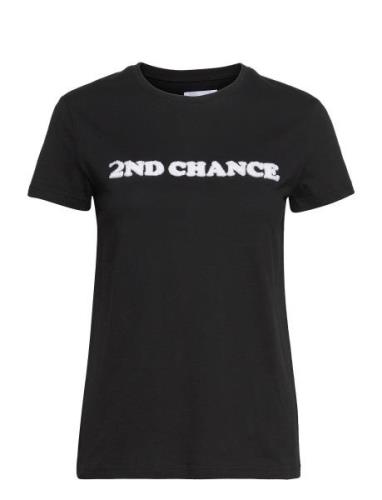 2Nd Chance Tops T-shirts & Tops Short-sleeved Black 2NDDAY