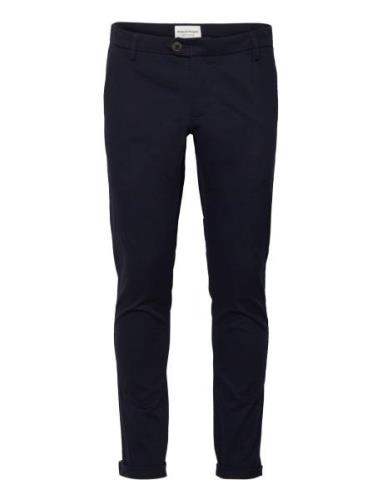 Bs Tang Slim Fit Chinos Bottoms Trousers Chinos Navy Bruun & Stengade