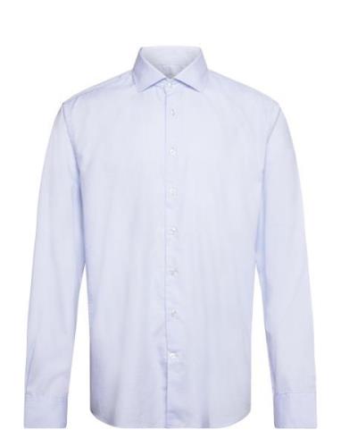 Bs Karl Slim Fit Shirt Tops Shirts Business Blue Bruun & Stengade