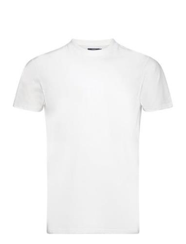Kelvin Reg Sj Vin M Tee Tops T-shirts Short-sleeved White VINSON