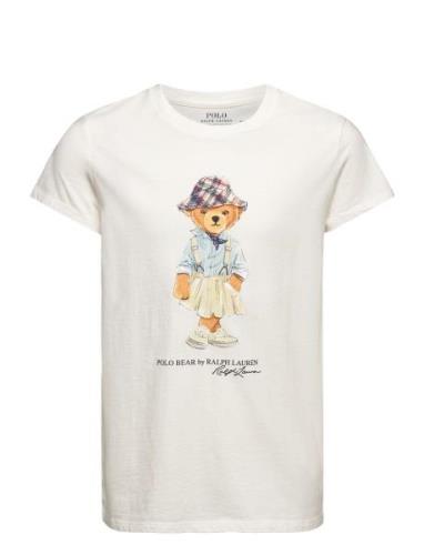 Polo Bear Cotton Jersey Tee Tops T-shirts Short-sleeved White Ralph La...