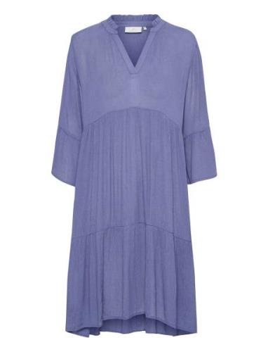 Kamarianah Amber Dress Polvipituinen Mekko Blue Kaffe