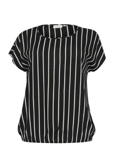Kcbella Stanley Blouse Tops T-shirts & Tops Short-sleeved Black Kaffe ...