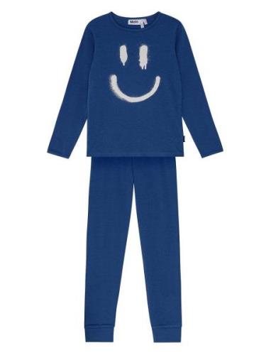 Lue Pyjamasetti Pyjama Blue Molo