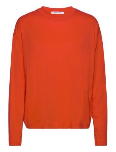 Suz T-Shirt Ls 14671 Tops T-shirts & Tops Long-sleeved Red Samsøe Sams...