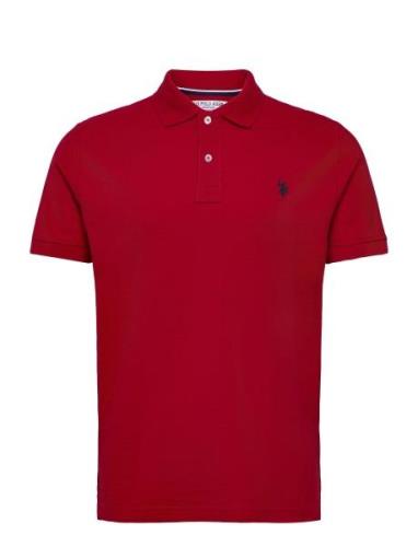 Alfred Polo Tops Polos Short-sleeved Red U.S. Polo Assn.