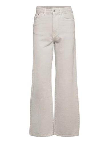 Idun Wide Jeans Bottoms Jeans Wide Grey Gina Tricot