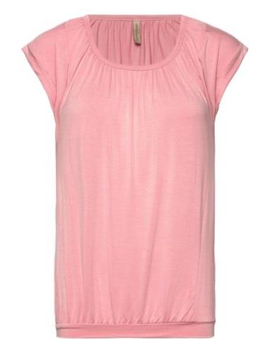 Sc-Marica Tops T-shirts & Tops Short-sleeved Pink Soyaconcept