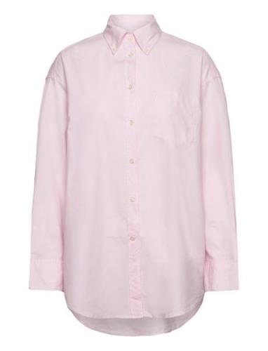 Os Luxury Oxford Bd Shirt Tops Shirts Long-sleeved Pink GANT