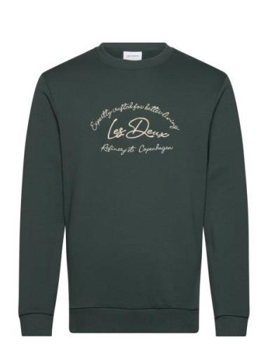 Camden Sweatshirt Tops Sweat-shirts & Hoodies Sweat-shirts Green Les D...