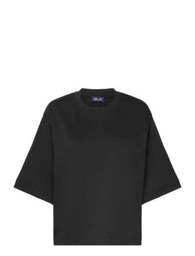 Jiana Tops T-shirts & Tops Short-sleeved Black Baum Und Pferdgarten