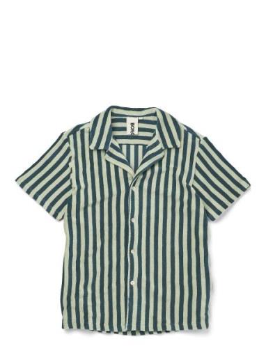 Naram Knitted Shirt Pyjama Green Bongusta