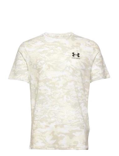 Ua Abc Camo Ss Tops T-shirts Short-sleeved Multi/patterned Under Armou...