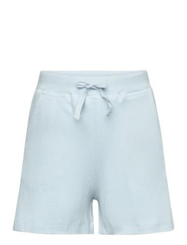 Rib Jersey Shorts Bottoms Shorts Blue Copenhagen Colors