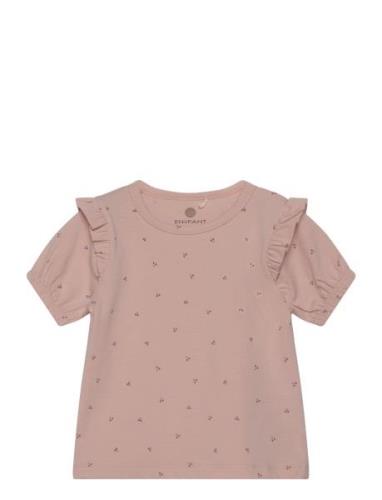 T-Shirt Ss Tops T-shirts Short-sleeved Pink En Fant