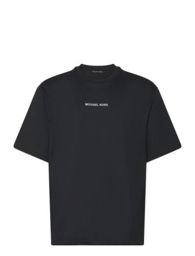 Victory Ss Tee Tops T-shirts Short-sleeved Black Michael Kors