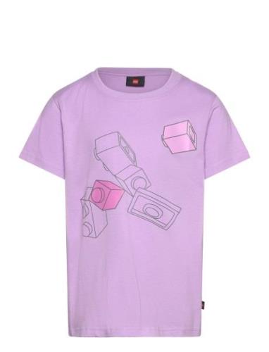 Lwtano 204 - T-Shirt S/S Tops T-shirts Short-sleeved Purple LEGO Kidsw...