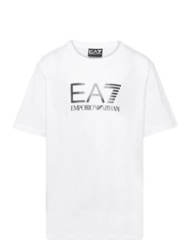 T-Shirt Tops T-shirts Short-sleeved White EA7