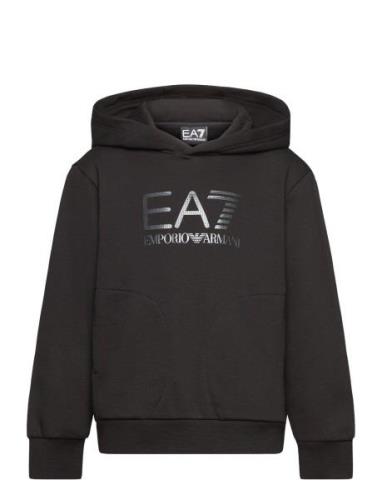 Sweatshirt Tops Sweat-shirts & Hoodies Hoodies Black EA7