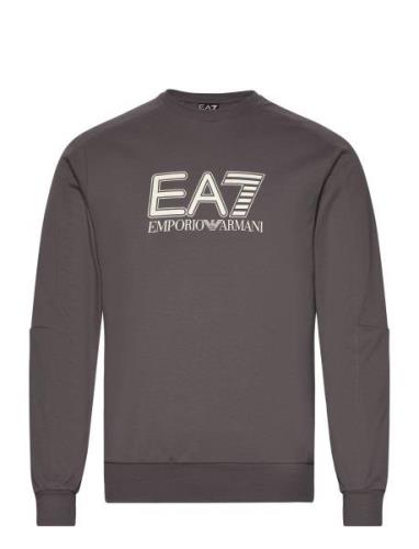 Sweatshirt Tops Sweat-shirts & Hoodies Sweat-shirts Brown EA7