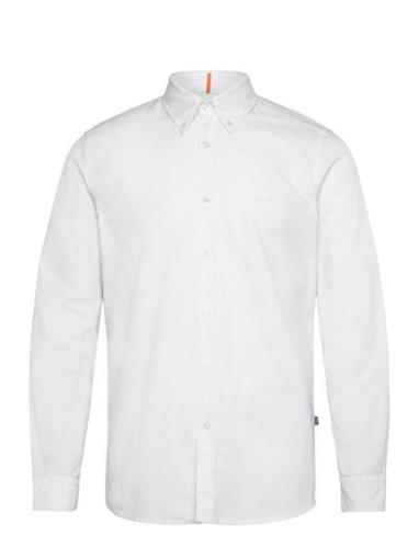 Rickert_M Tops Shirts Casual White BOSS