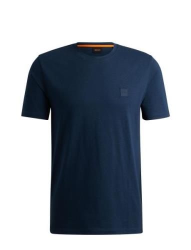 Tales Tops T-shirts Short-sleeved Blue BOSS