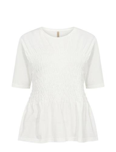 Sc-Derby Tops T-shirts & Tops Short-sleeved White Soyaconcept