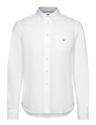 Reg Oxford Shirt Tops Shirts Long-sleeved White GANT