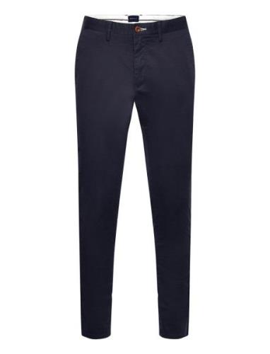 Slim Orginal Shield Chinos Bottoms Trousers Chinos Navy GANT