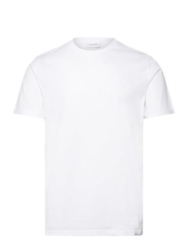 Nørregaard Tonal T-Shirt Tops T-shirts Short-sleeved White Les Deux
