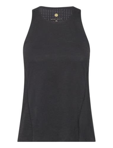 Dakia W Top With Lasercut Mesh Sport T-shirts & Tops Sleeveless Black ...