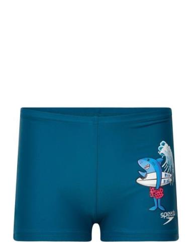 Boys Placement Aquashort Uimashortsit Blue Speedo