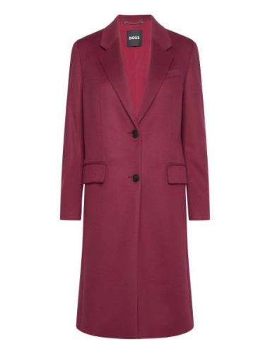 Catara Outerwear Coats Winter Coats Burgundy BOSS