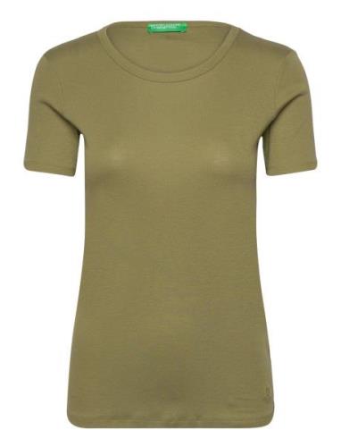 T-Shirt Tops T-shirts & Tops Short-sleeved Green United Colors Of Bene...