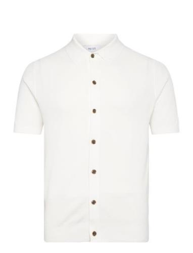 Bravo Tops Shirts Short-sleeved White Reiss