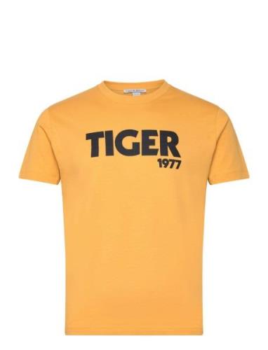 Dillan Designers T-shirts Short-sleeved Yellow Tiger Of Sweden