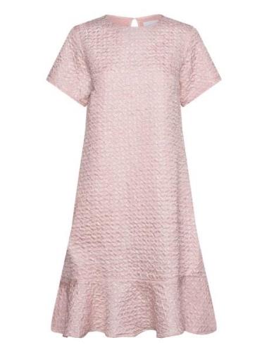 Carmen Dress Polvipituinen Mekko Pink Noella