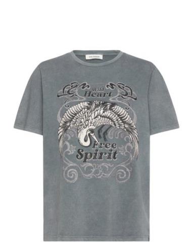 T-Shirt Tops T-shirts & Tops Short-sleeved Grey Sofie Schnoor